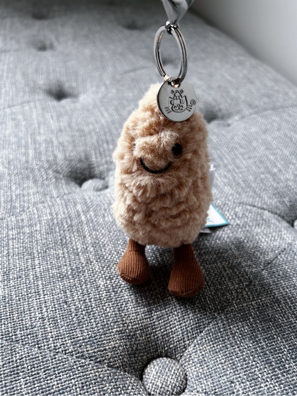 Jellycat Amuseables peanut keyring - Brand new with dust bag